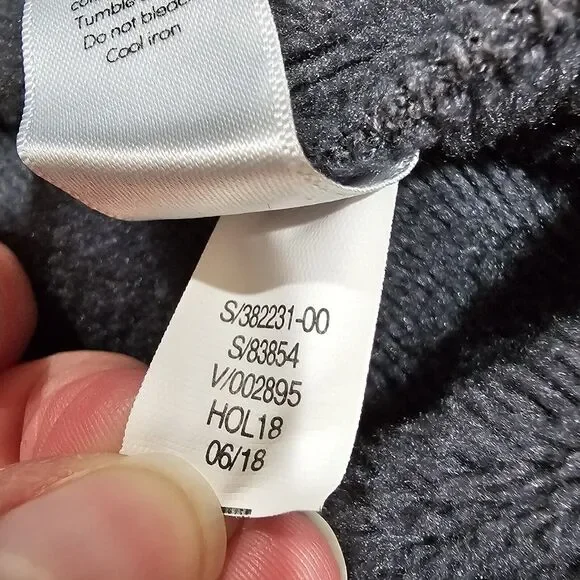 Athleta Cowl Neck Fleece Lined Cozy Gray Pullover Sweatshirt Small Athleisure - Picture 7 of 8